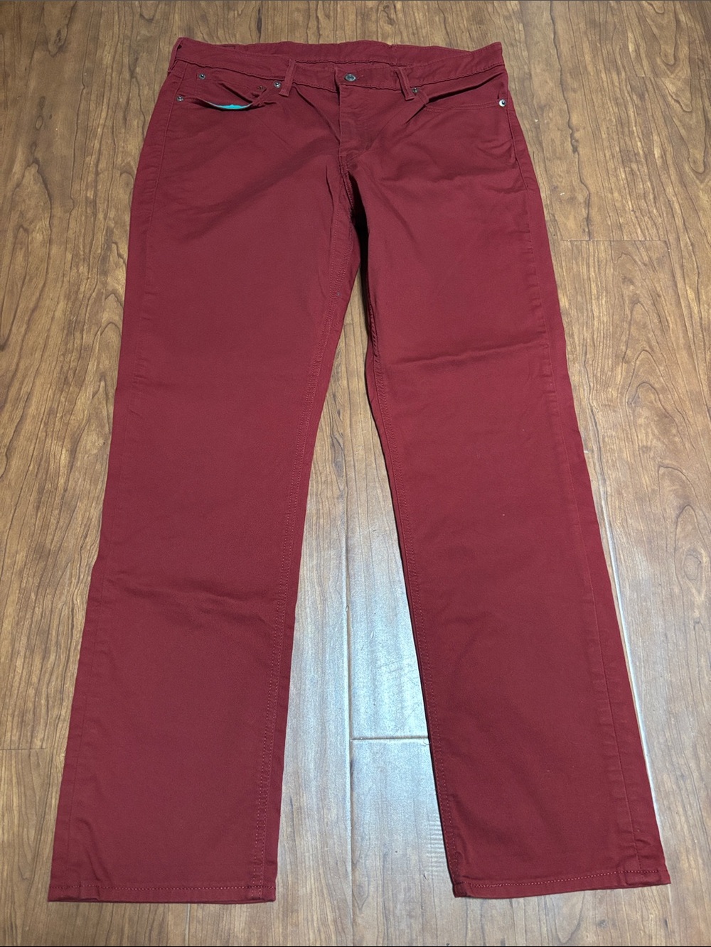 Levi’s 511 3M Reflective Slim Fit Dark Red Jeans